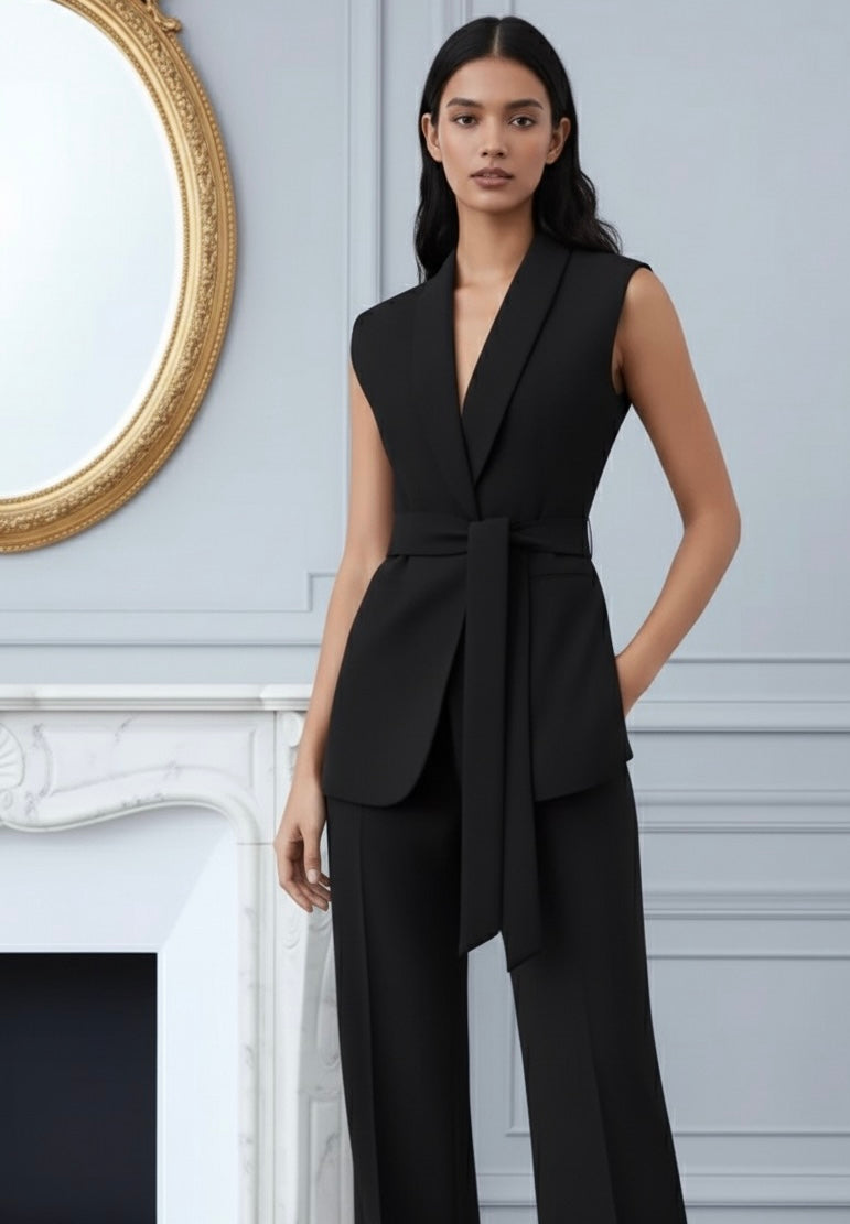 Calça/colete crossover Alfaiataria