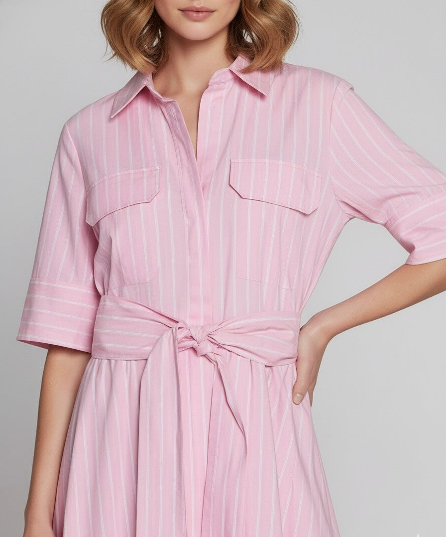 Vestido Belle com Laço na Cintura - Elegância e Sofisticação