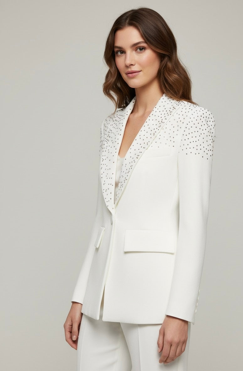 Blazer Alfaiataria Luxo Cristal