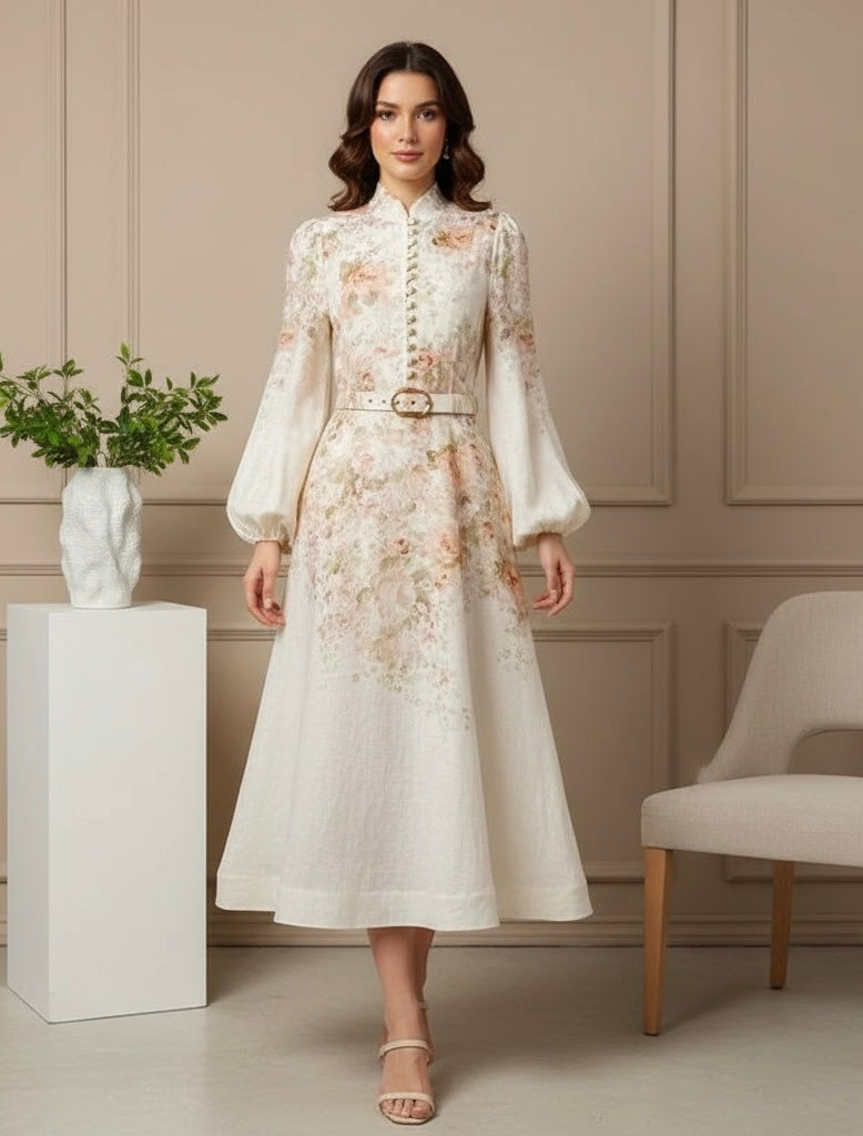 Vestido Luxo ALEMAiS 100% Linho puro