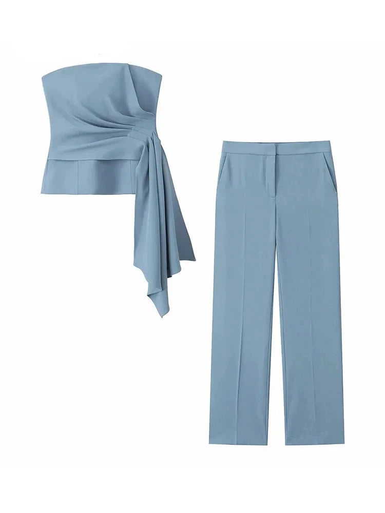 Conjunto sofisticado alfaiataria - com detalhe