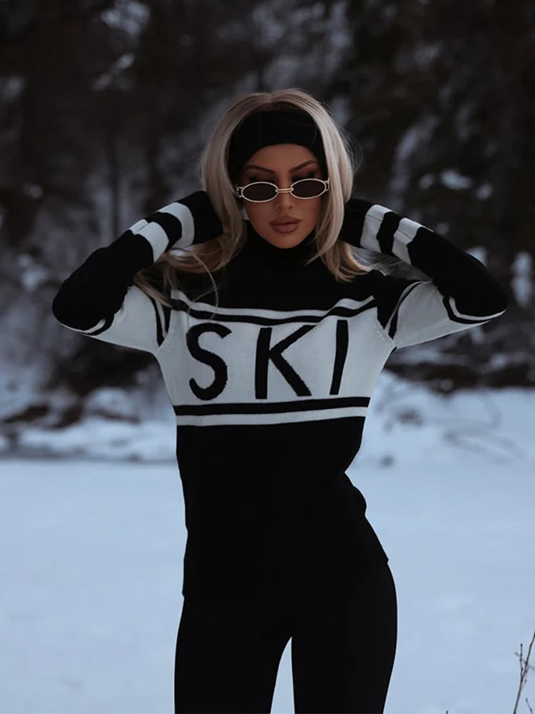 Suéter de Tricô com Gola Alta – Conforto Térmico e Estilo Atemporal