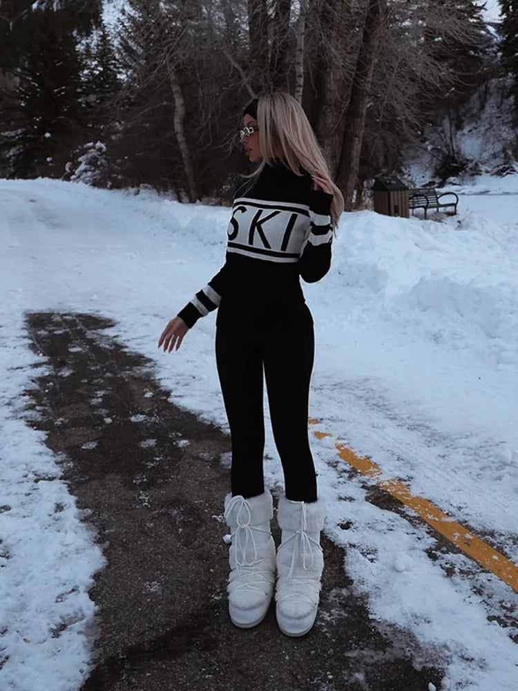 Suéter de Tricô com Gola Alta – Conforto Térmico e Estilo Atemporal