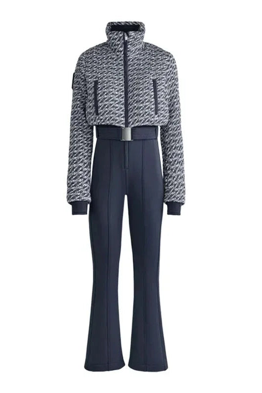 Macacão Feminino Esportivo Elegante – Proteção Térmica, Cintura Alta e Fechamento em Zíper impermeável