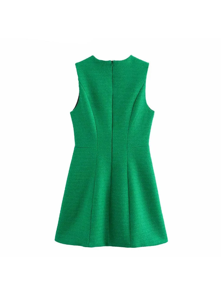 Vestido Tubinho Com decote quadrado - Novidade