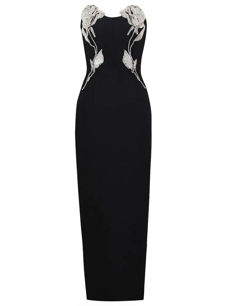 Vestido Bordado á Mão – Estilo e Elegância