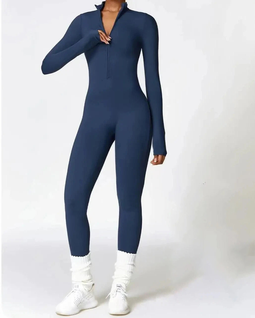 Macacão sem costura outerwear alta elasticidade