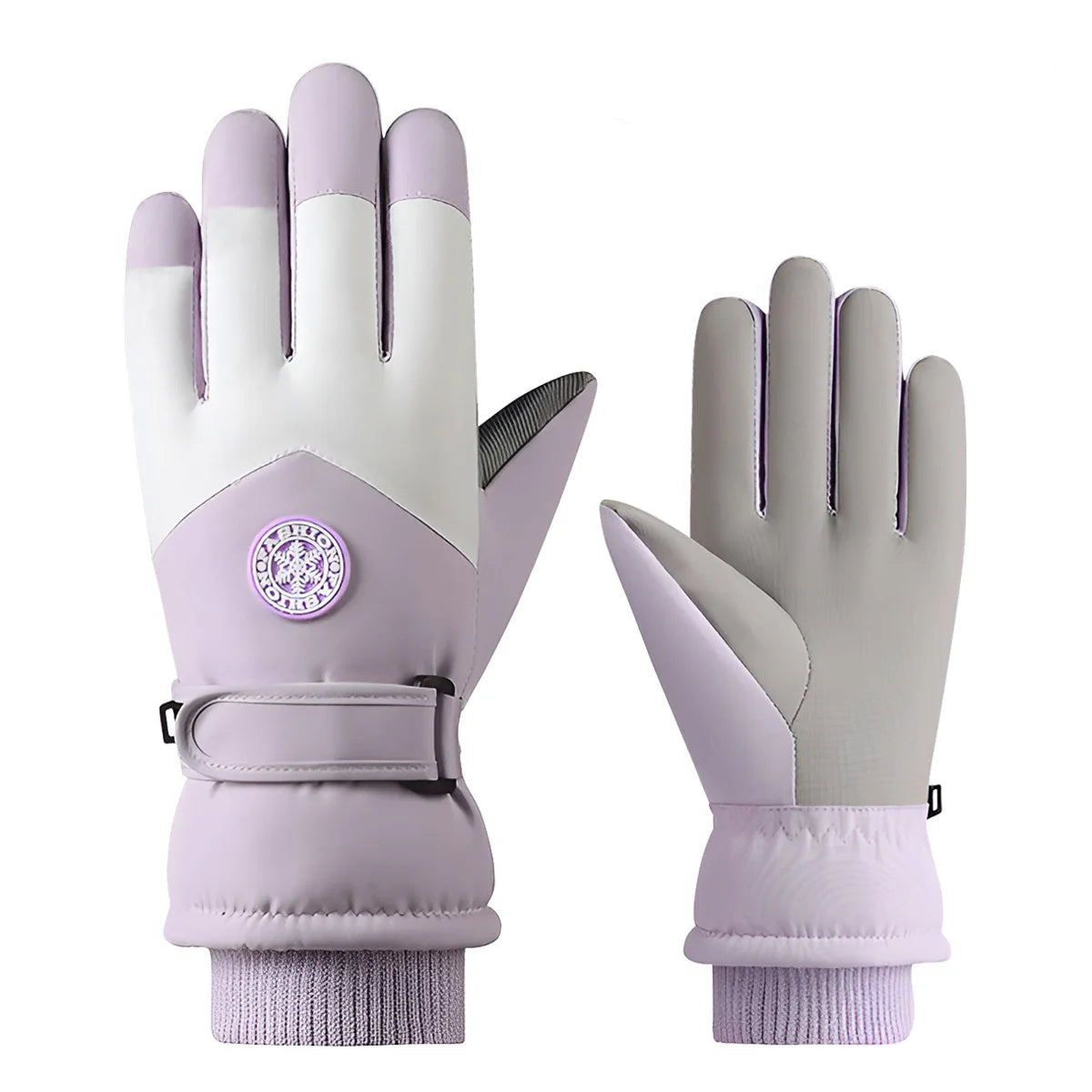 Luvas de Inverno para Esportes com Isolamento Térmico e Proteção Antiderrapante