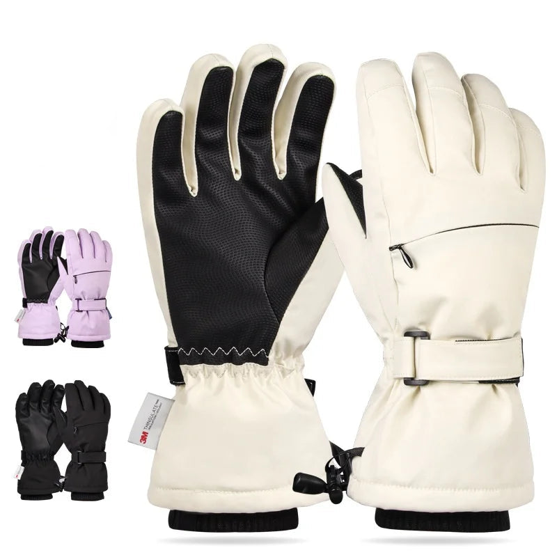 Luvas de Inverno com Proteção Térmica, Impermeável e Toque para Tela