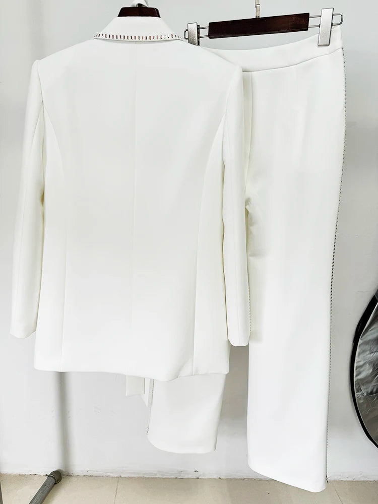 Conjunto de Luxo: Blazer + Calça de Alfaiataria