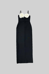 Vestido com Aplicação Flor 3D