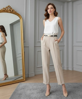 Calça Alfaiataria Com Cinto