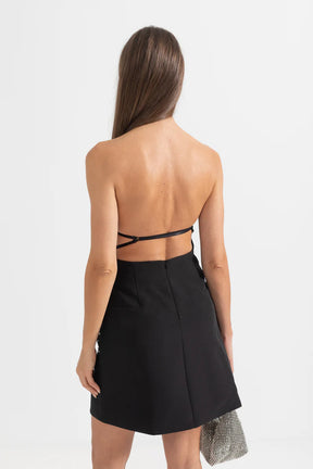 Vestido com Detalhes Bordado a Mão