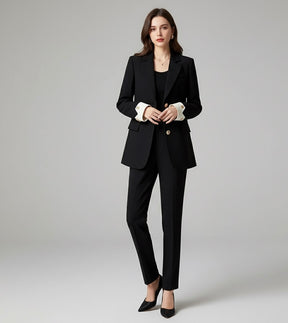 Blazer Botões Dourados com detalhe no Punho -  Elegância e sofisticação