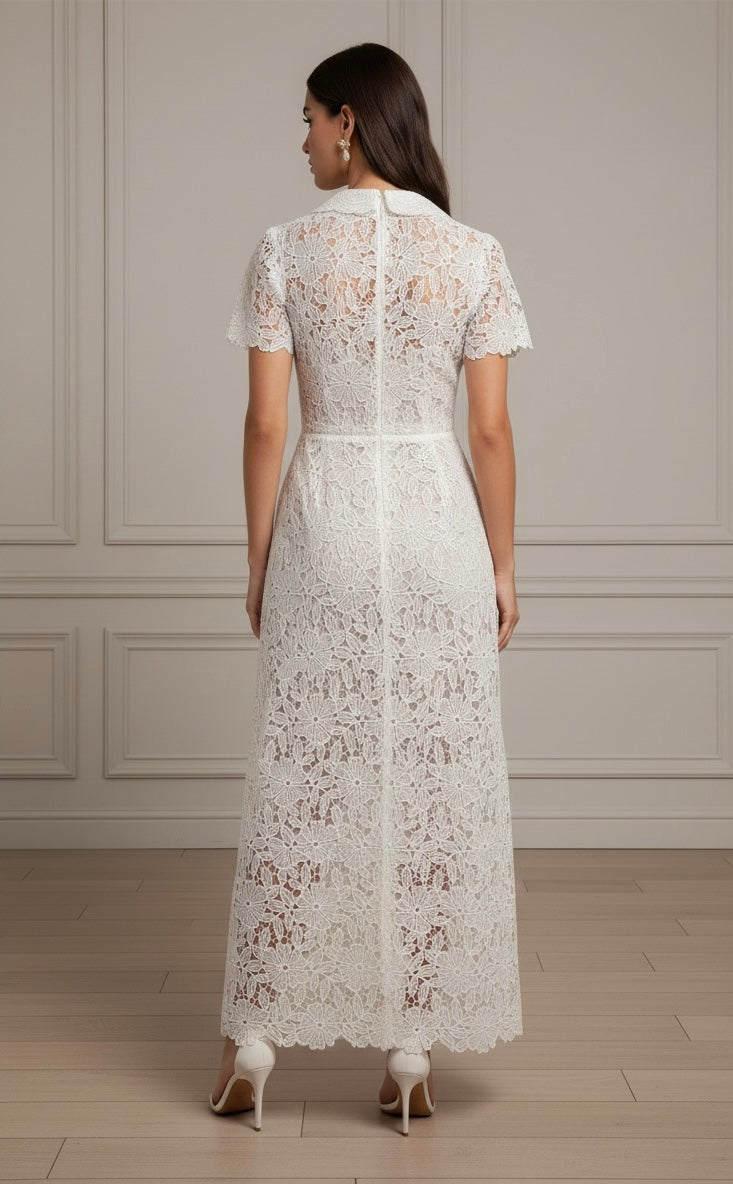 Vestido Sofisticado Renda - Luxo