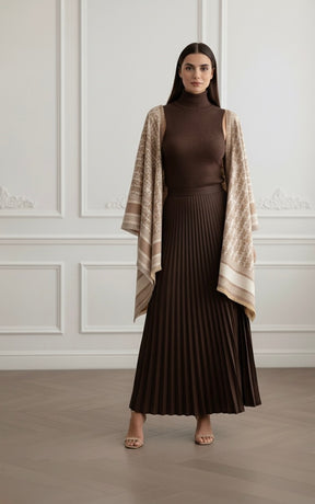 Echarpe Estilo Pashmina em Cashmere