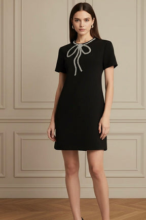 Vestido Bordado Cristal - elegante