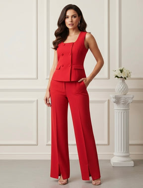 Conjunto Colete e calça alfaiataria