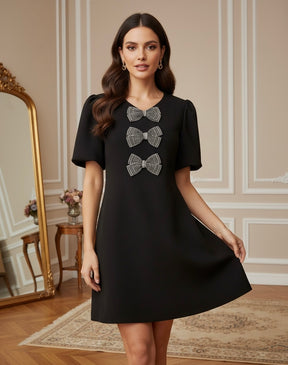 Vestido Laço Alfaiataria - alta moda