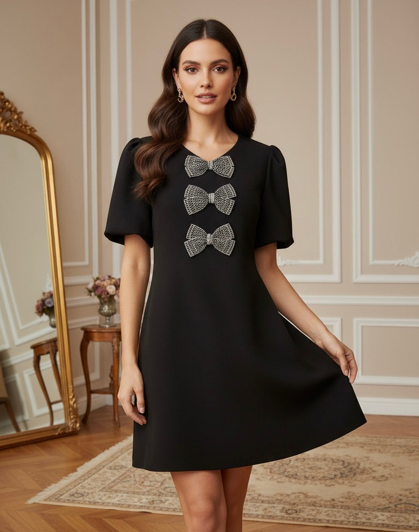 Vestido Laço Alfaiataria - alta moda