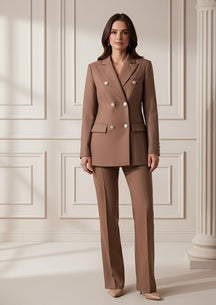 Conjunto elegante Blazer e calça alfaiataria