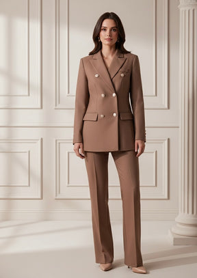 Conjunto elegante Blazer e calça alfaiataria