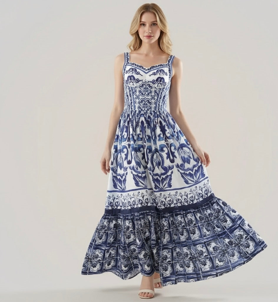 Vestido Estampa Dolce - DG Elegante