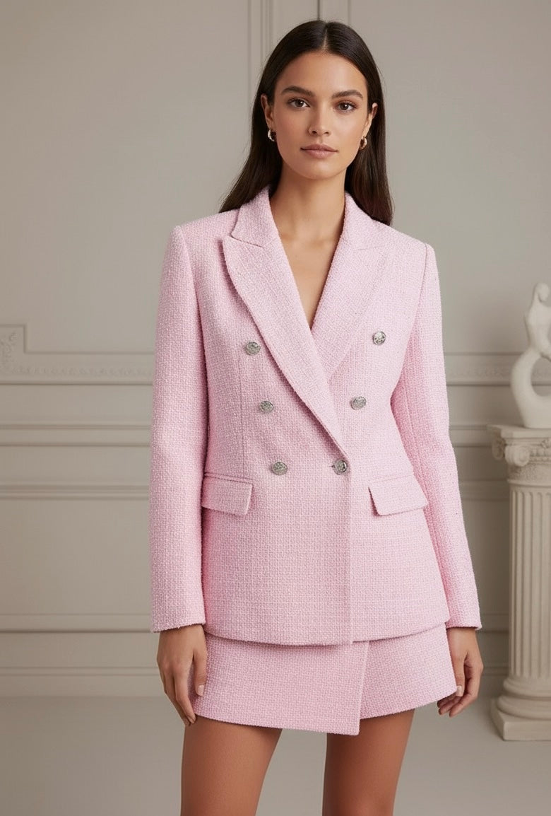 Conjunto Blazer e saia TWEED