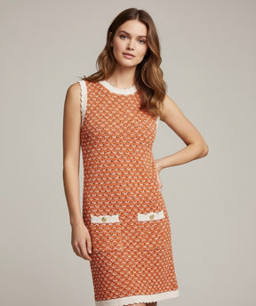 Vestido Aurora Tricô Texturizado - Elegância e conforto.