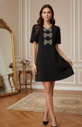 Vestido Laço Alfaiataria - alta moda