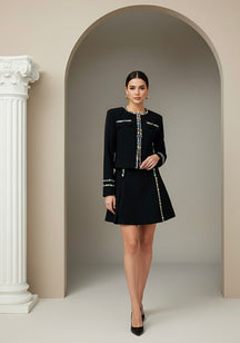 Conjunto Com bordado elegante