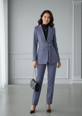 Conjunto Alfaiataria Blazer e Calça - com cinto