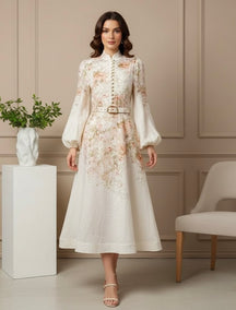 Vestido Luxo ALEMAiS 100% Linho puro