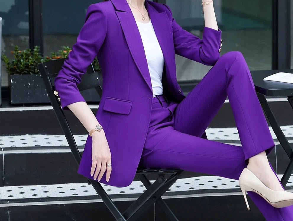 Conjunto Alfaiataria Blazer e Calça - com cinto