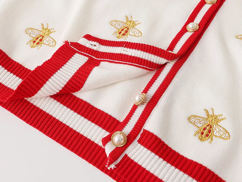 Cardigan Tricô Modal bordado