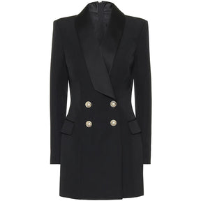Vestido Blazer Alfaiataria Luxo