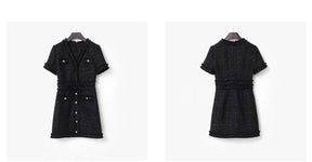 Vestido Tweed Sofisticado