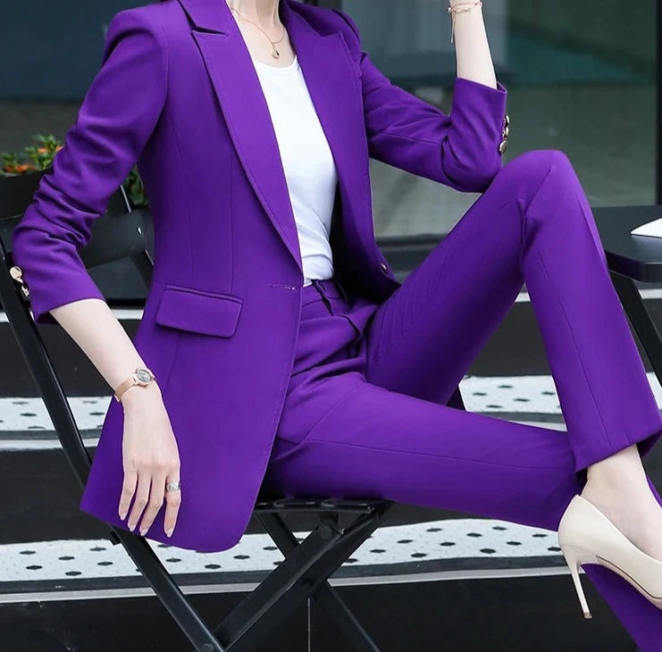 Conjunto Alfaiataria Blazer e Calça - com cinto