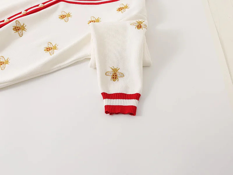 Cardigan Tricô Modal bordado