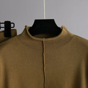 Conjunto Calça e Blusão de Tricô Inverno