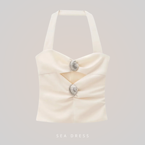 Regata Frente única com Detalhes busto - Novidade