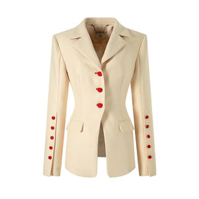 Conjunto Alfaiataria com detalhe botões elegante