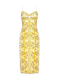Vestido Estampa DG - luxo novidade
