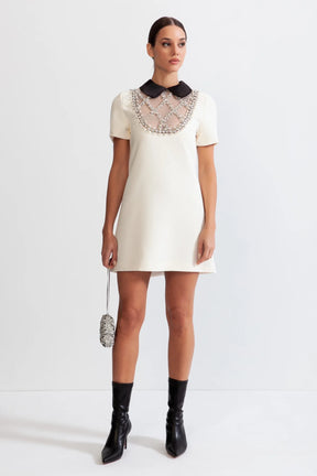 Vestido Bordando Mão Alfaiataria Luxo