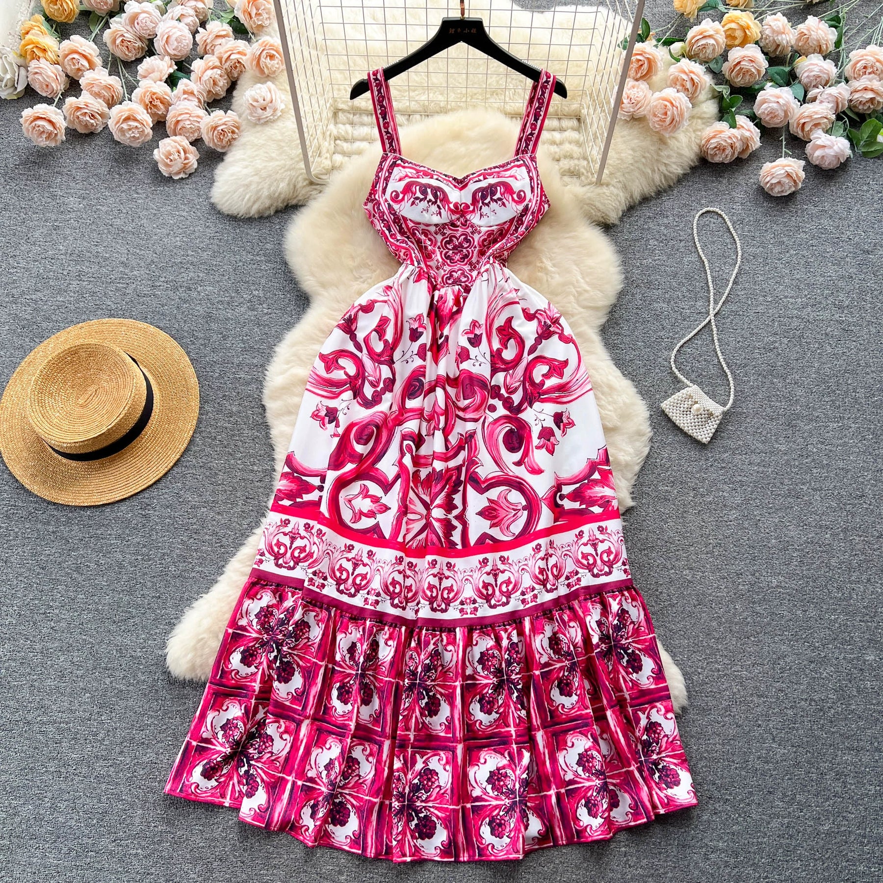 Vestido Estampa Dolce - DG Elegante