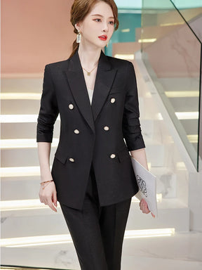 Conjunto elegante Blazer e calça alfaiataria