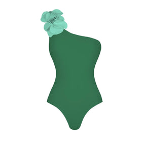 Conjunto de Biquíni Floral e Brilho Acetinado