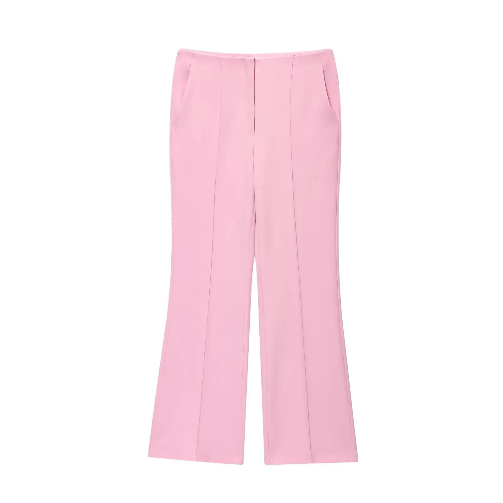 Colete Sem Mangas com Saia Curta ou Calça Flare, Estilo Moderno e Minimalista