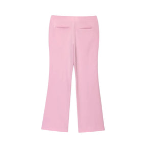 Colete Sem Mangas com Saia Curta ou Calça Flare, Estilo Moderno e Minimalista