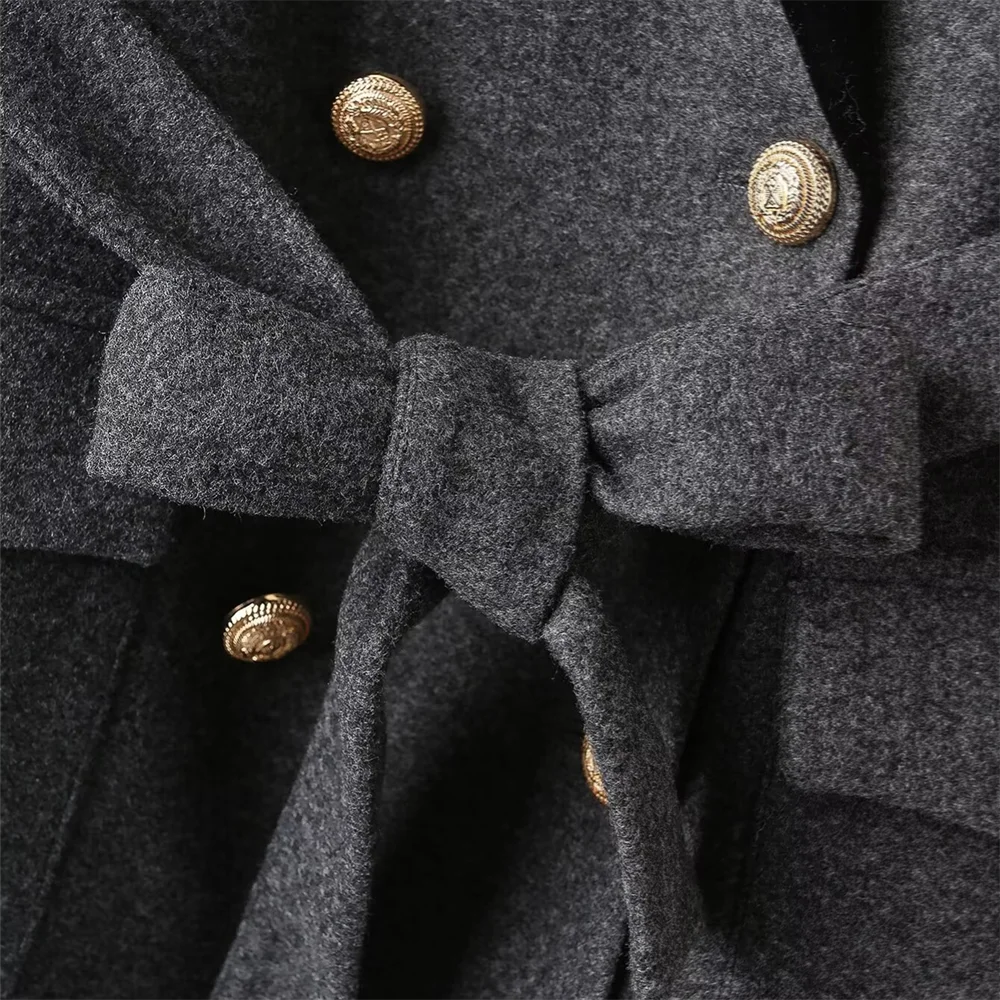 Jaqueta Inverno Alfaiataria com cinto